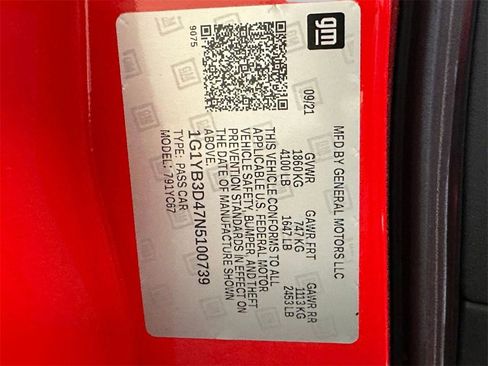 Used 2022 Chevrolet Corvette Stingray Preferred Conv w/ 2LT image 37