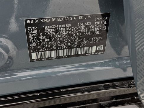 New 2026 Honda HR-V EX-L image 29