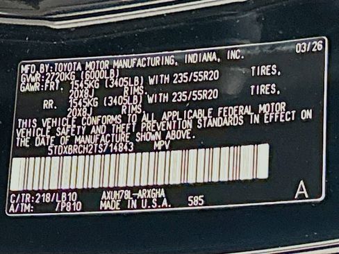 New 2026 Toyota Highlander Limited AWD/4WD image 32