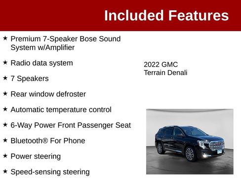 Used 2022 GMC Terrain Denali AWD/4WD image 4