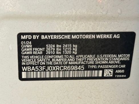 Certified 2024 BMW 530i xDrive AWD/4WD image 34