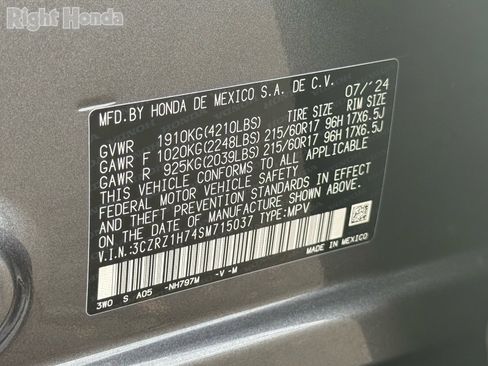 Used 2025 Honda HR-V EX-L image 33