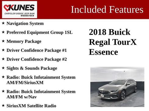 Used 2018 Buick Regal Essence w/ Driver Confidence Package #1 image 3