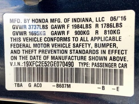 Used 2016 Honda Civic LX image 31