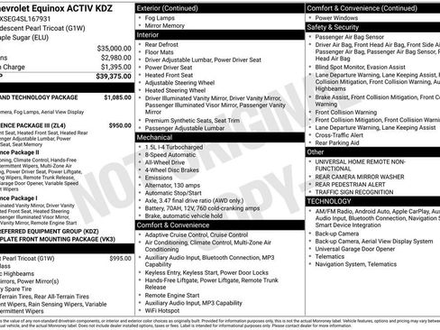 Used 2025 Chevrolet Equinox ACTIV w/ Safety and Technology Package image 6