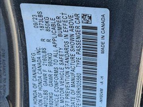 Used 2024 Honda Civic Touring image 22