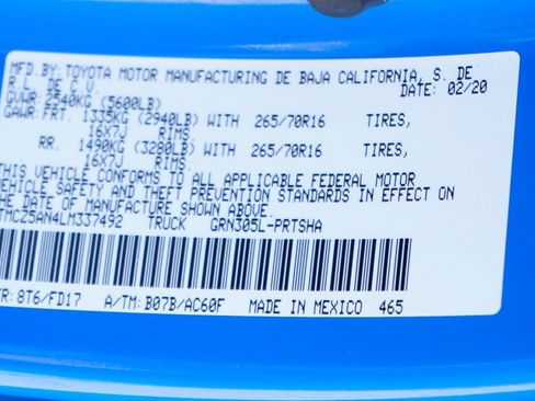 Used 2020 Toyota Tacoma TRD Off-Road w/ Technology Package image 49