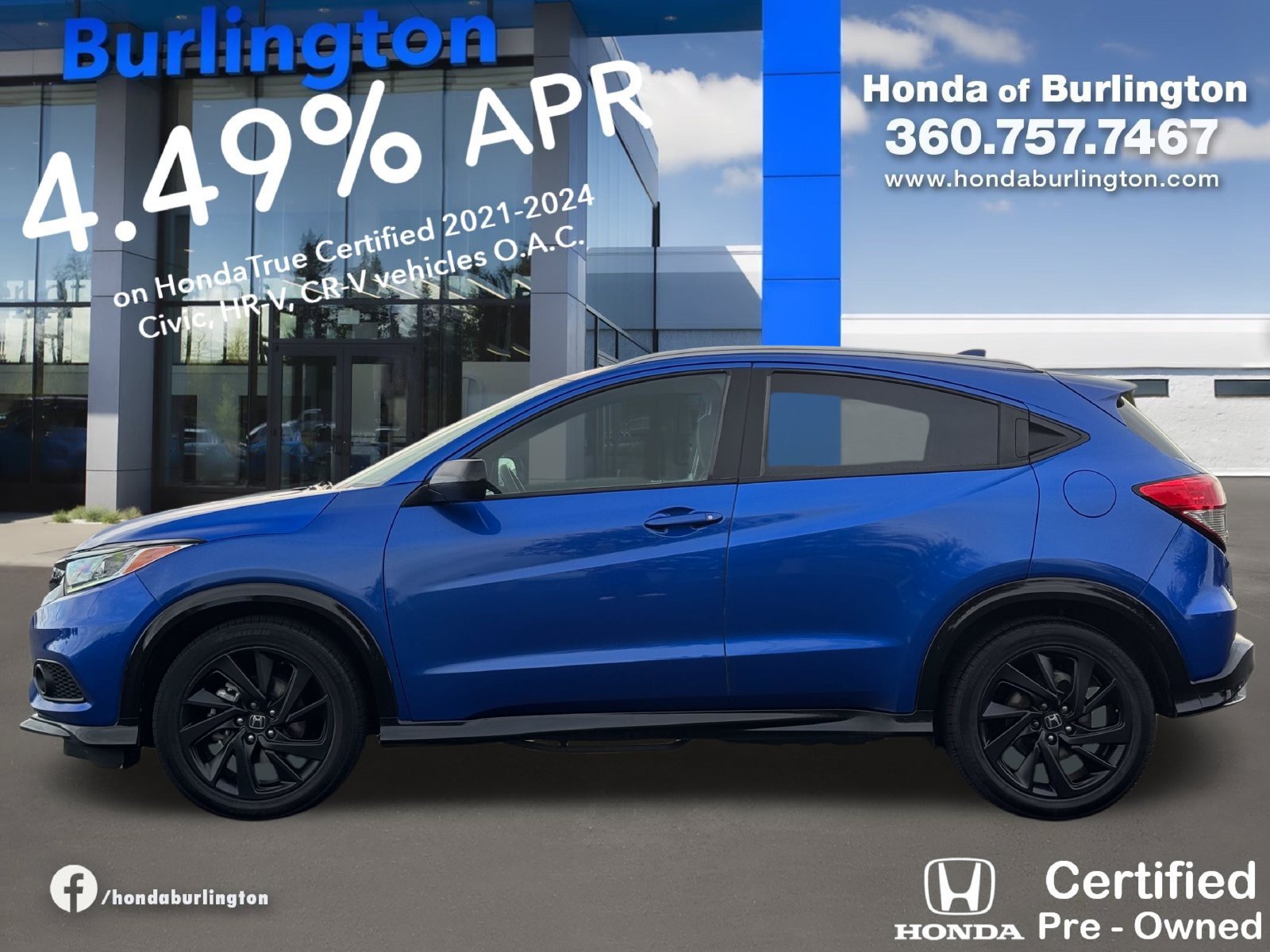 Used 2022 Honda HR-V Sport image 3