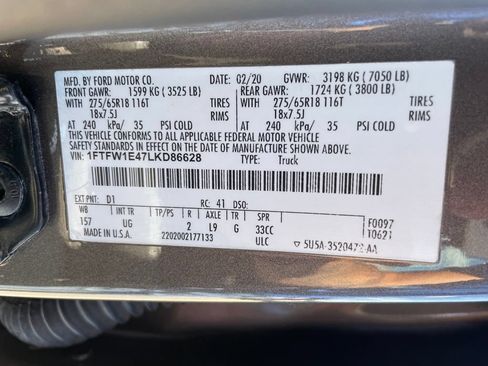 Used 2020 Ford F150 XLT w/ Equipment Group 302A Luxury AWD/4WD image 36