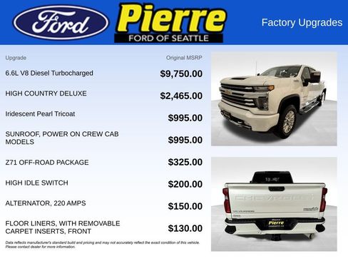 Used 2023 Chevrolet Silverado 3500 High Country w/ Z71 Off-Road Package image 13