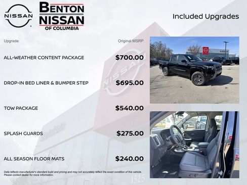 New 2026 Nissan Frontier SV w/ All-Weather Content Package AWD/4WD image 7