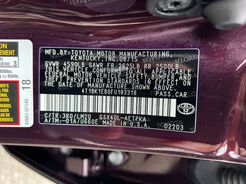 Used 2015 Toyota Avalon Limited w/ Technology Package FWD image 17
