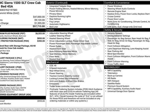 Used 2019 GMC Sierra 1500 SLT w/ SLT Premium Plus Package RWD image 7