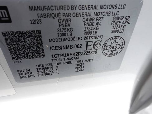Used 2024 GMC Sierra 1500 Pro w/ Graphite Edition AWD/4WD image 20