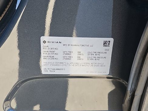 Used 2022 Rivian R1T Launch Edition image 40