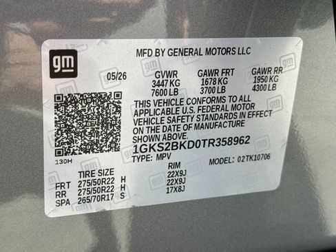 New 2026 GMC Yukon Elevation w/ Elevation Premium Package AWD/4WD image 29
