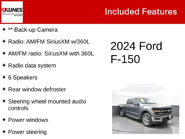 Used 2024 Ford F150 XLT w/ Tow/Haul Package AWD/4WD image 3