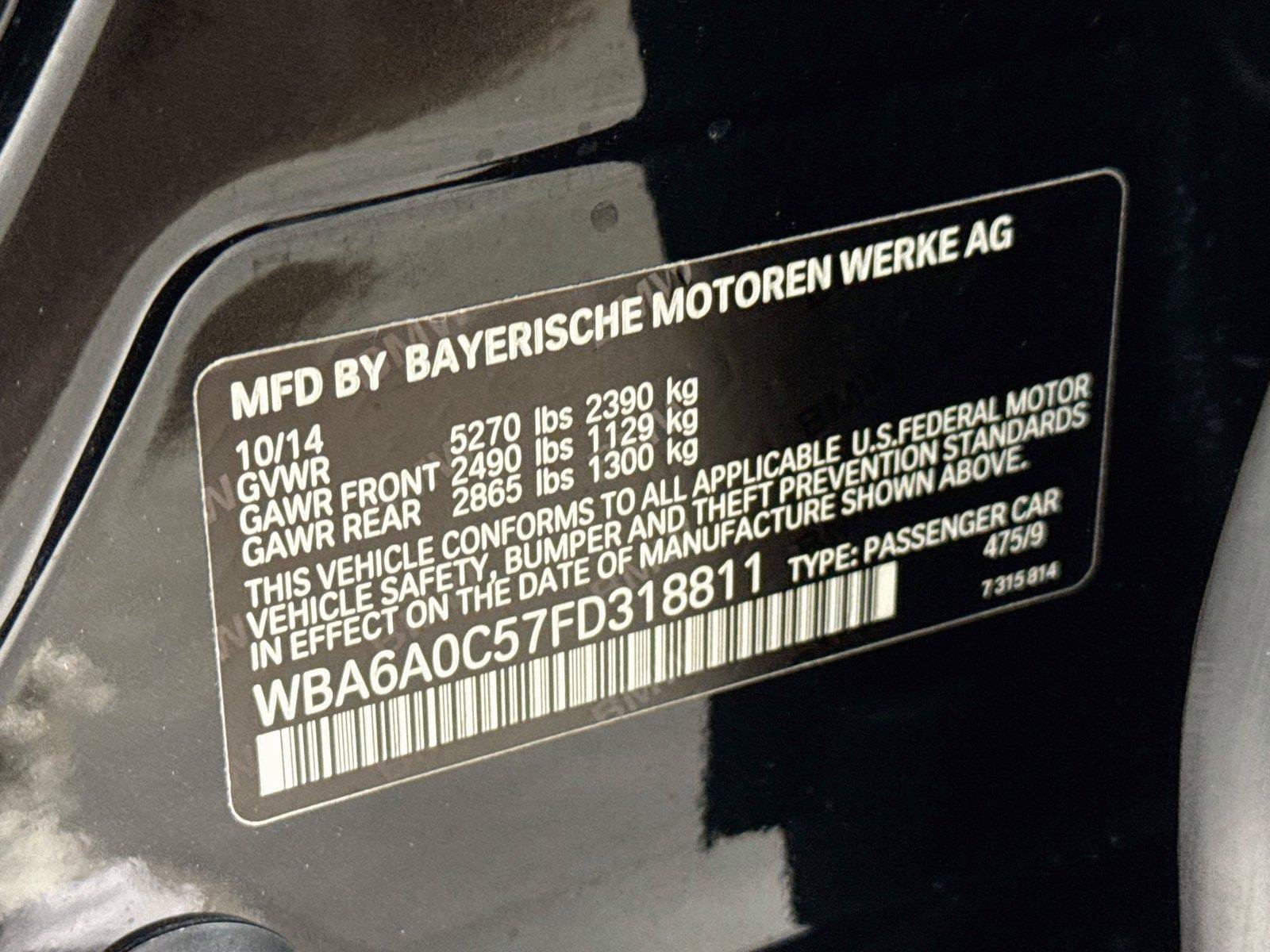 Used 2015 BMW 640i Gran Coupe RWD image 47