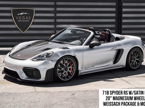 Used 2024 Porsche 718 Boxster Spyder RS w/ Weissach Package RWD image 1
