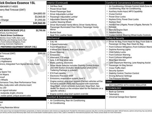 Used 2023 Buick Enclave Essence w/ Experience Buick Package FWD image 8