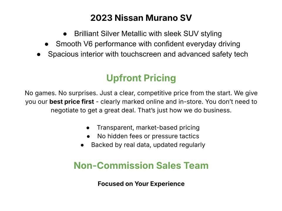 Used 2023 Nissan Murano SV AWD/4WD image 3