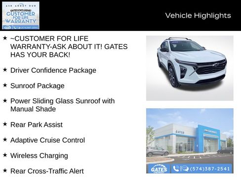 Used 2025 Chevrolet Trax RS w/ Sunroof Package image 6