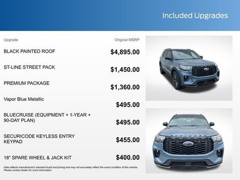 New 2026 Ford Explorer ST-Line w/ ST-Line Street Pack RWD image 16