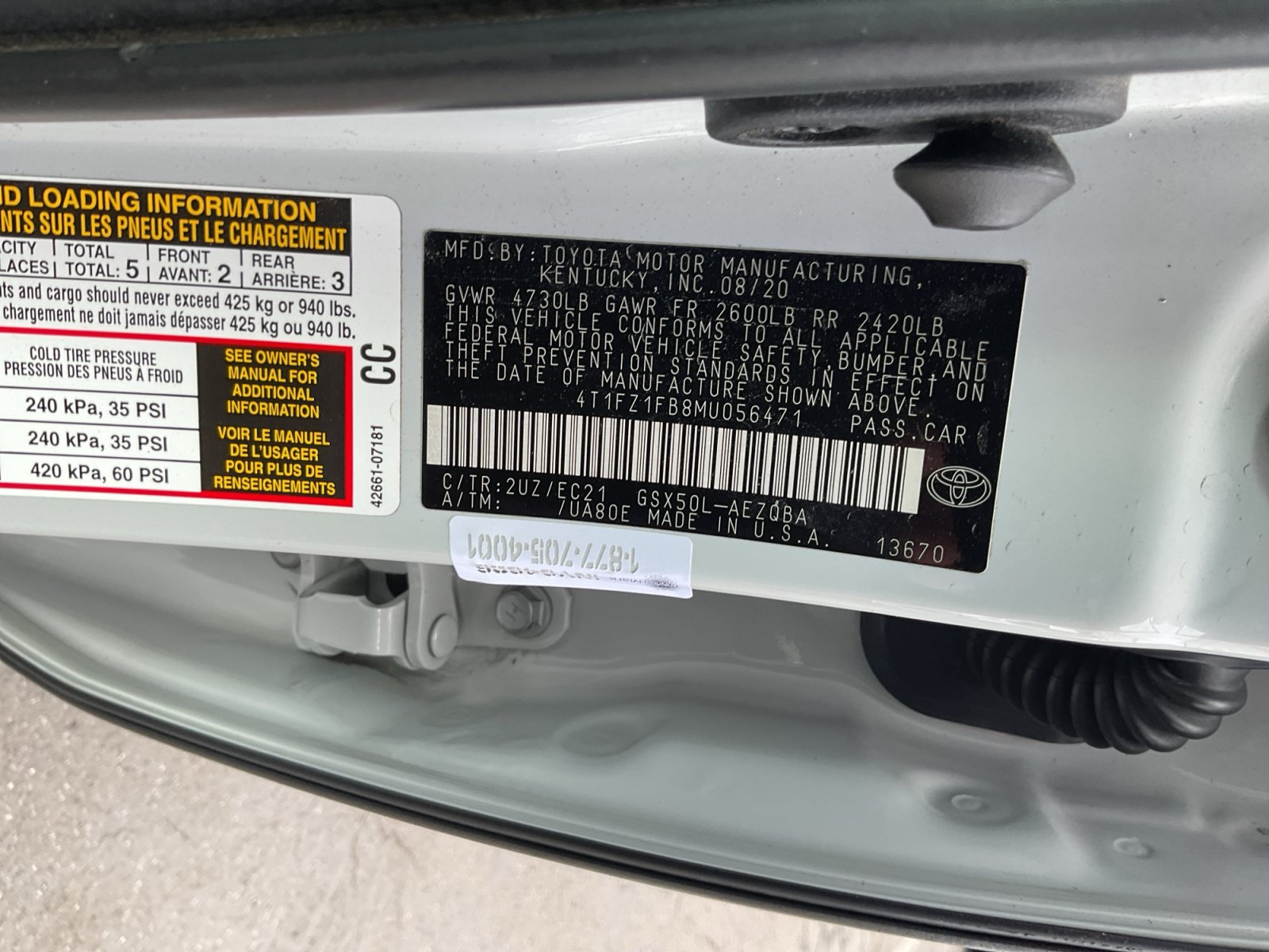 Used 2021 Toyota Avalon TRD FWD image 28