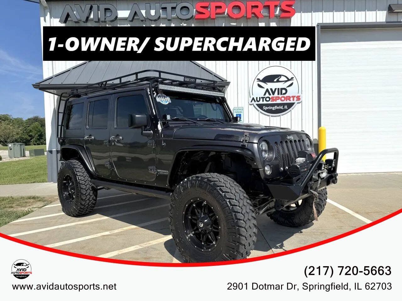 Used 2017 Jeep Wrangler Unlimited Rubicon w/ Connectivity Group AWD/4WD image 1