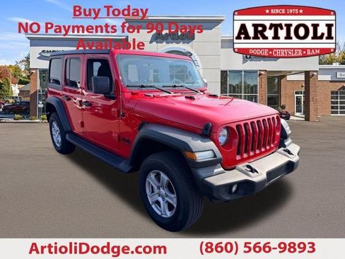 Used 2022 Jeep Wrangler Unlimited Sport AWD/4WD image 1