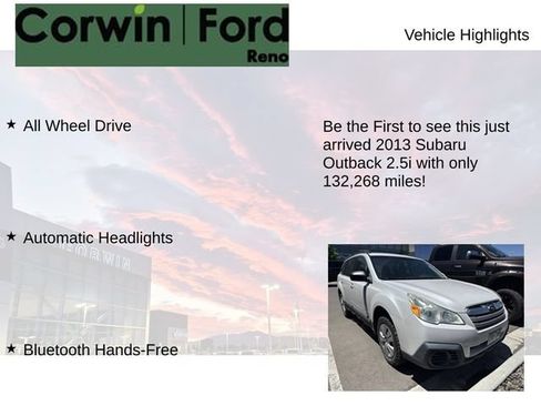 Used 2013 Subaru Outback 2.5i AWD/4WD image 4