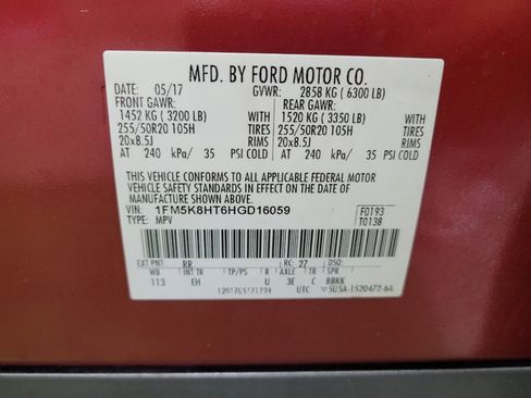 Used 2017 Ford Explorer Platinum image 33