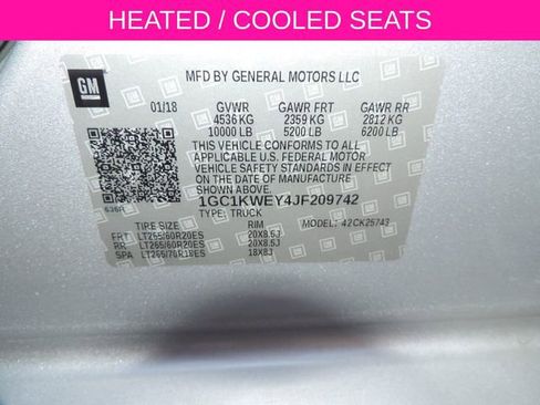 Certified 2018 Chevrolet Silverado 2500 LTZ w/ Duramax Plus Package image 14