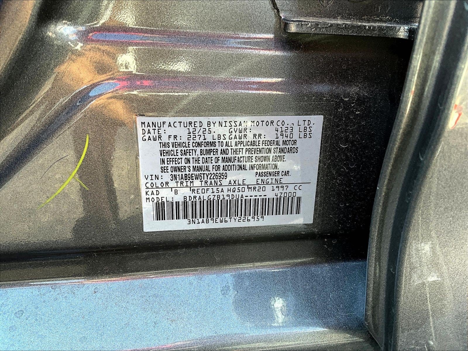 Certified 2026 Nissan Sentra SL w/ Floor Mat Package FWD image 6
