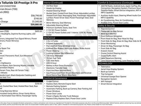 New 2027 Kia Telluride SX Prestige X-Pro AWD/4WD image 52