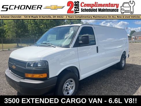 New 2025 Chevrolet Express 3500 Extended w/ Driver Convenience Package RWD image 1