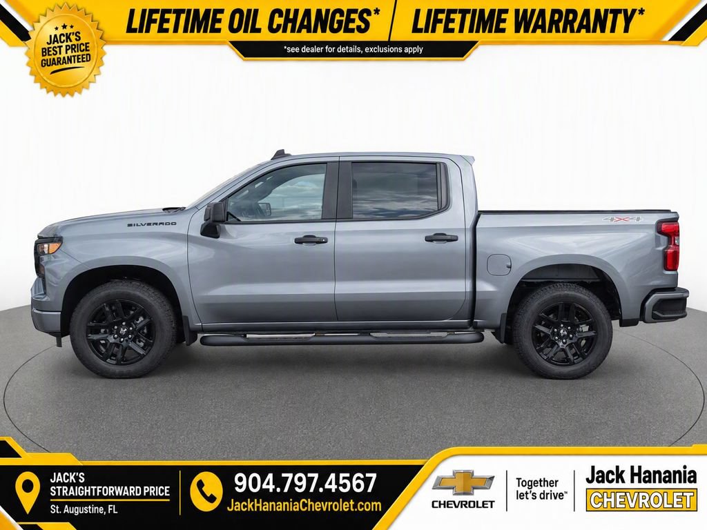 New 2026 Chevrolet Silverado 1500 Custom w/ Turbomax Blackout Package AWD/4WD image 4