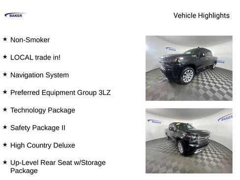 Certified 2021 Chevrolet Silverado 1500 High Country w/ Technology Package AWD/4WD image 4