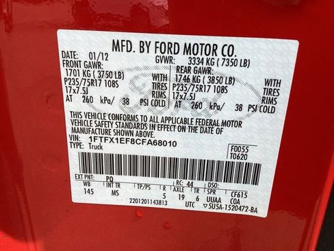 Used 2012 Ford F150 XLT AWD/4WD image 32