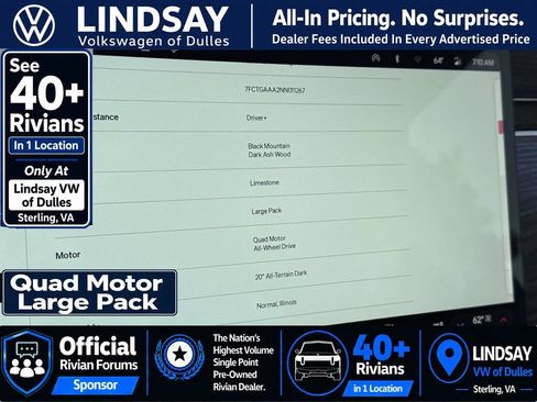 Used 2022 Rivian R1T Adventure AWD/4WD image 23