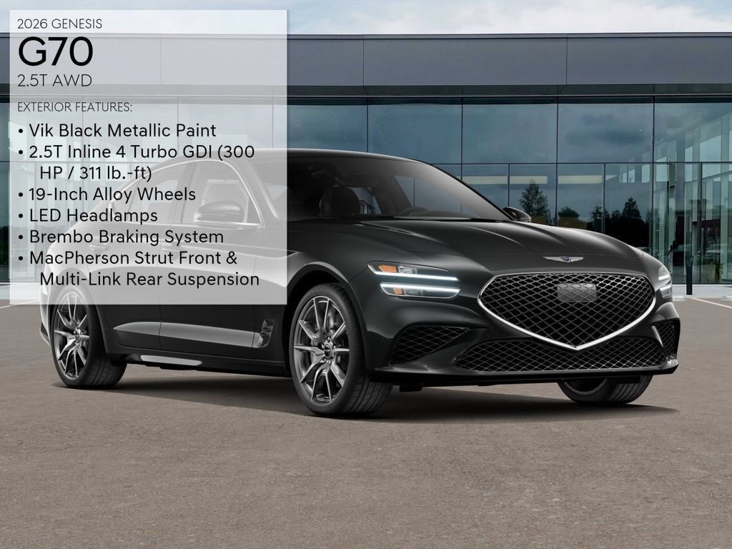 New 2026 Genesis G70 2.5T AWD/4WD image 3