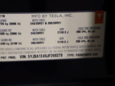 Used 2018 Tesla Model S P100D AWD/4WD image 34
