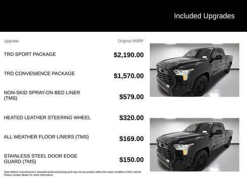 Used 2022 Toyota Tundra SR5 w/ TRD Sport Package RWD image 3