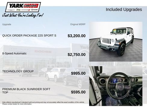 Certified 2020 Jeep Wrangler Unlimited Sport S AWD/4WD image 6