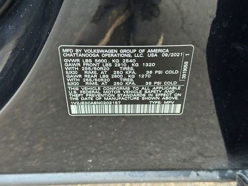 Used 2022 Volkswagen Atlas Cross Sport SE w/ Panoramic Sunroof Package image 39