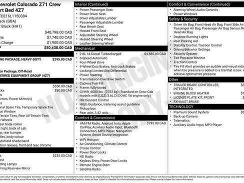 Used 2020 Chevrolet Colorado Z71 AWD/4WD image 3