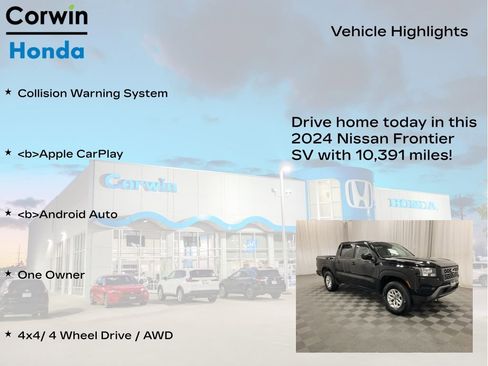 Used 2024 Nissan Frontier SV image 6