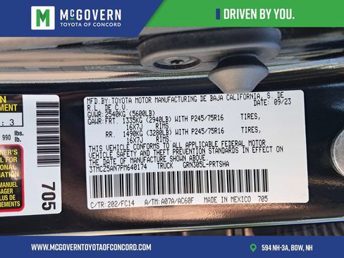 Used 2023 Toyota Tacoma SR5 AWD/4WD image 34