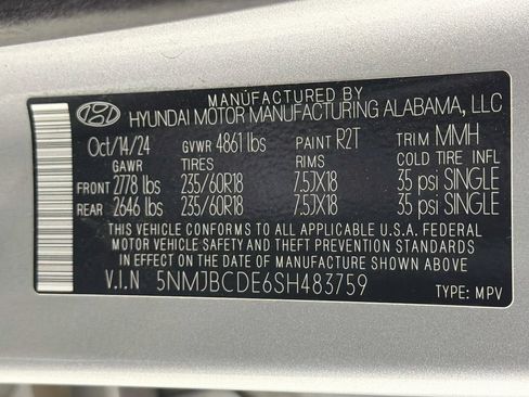 Used 2025 Hyundai Tucson SEL AWD/4WD image 28