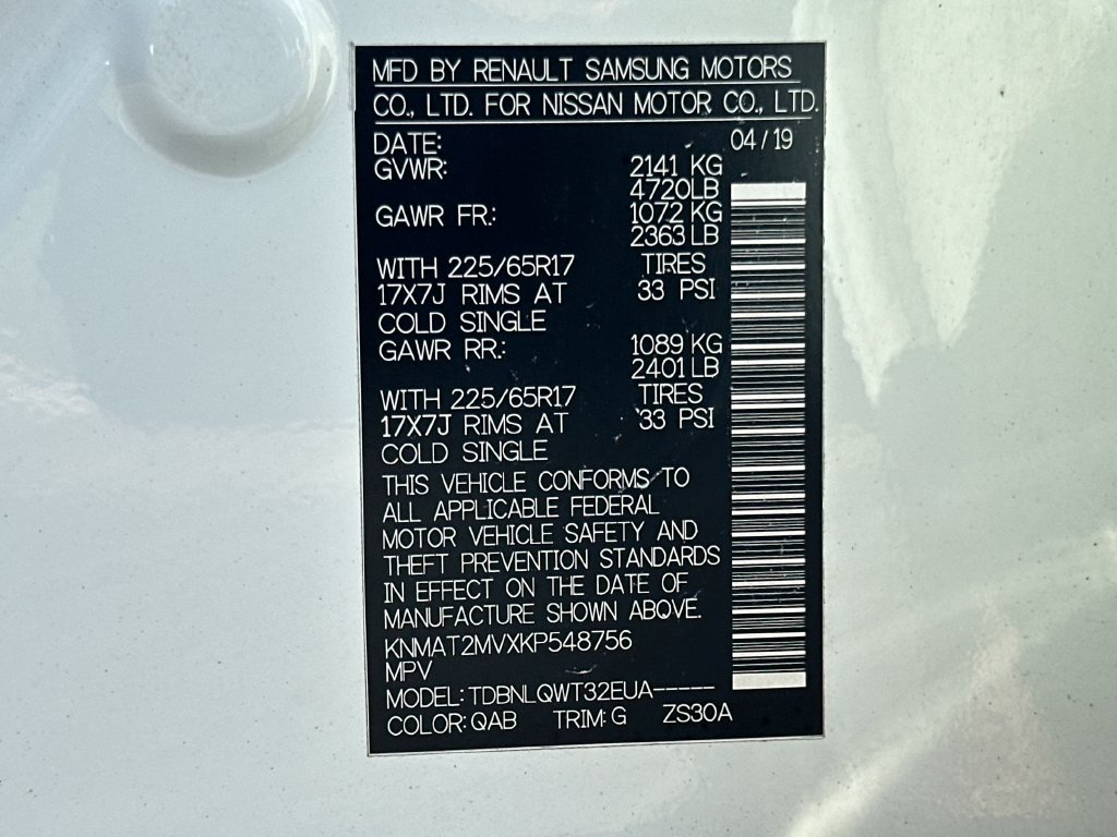 Used 2019 Nissan Rogue SV AWD/4WD image 36
